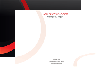 creer modele en ligne affiche web design rouge rond abstrait MIF79673