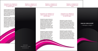creer modele en ligne depliant 4 volets  8 pages  web design violet fond violet arriere plan MLIGBE80345