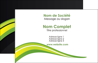 creation graphique en ligne carte de visite paysage vert gris nature MIFBE80349