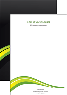 personnaliser maquette flyers paysage vert gris nature MIFBE80351