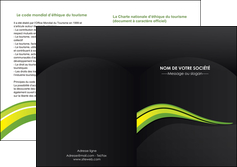 imprimer depliant 2 volets  4 pages  paysage vert gris nature MIFBE80389