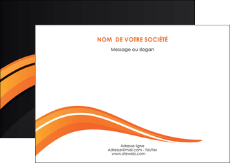 modele en ligne flyers web design orange gris couleur froide MIF80429