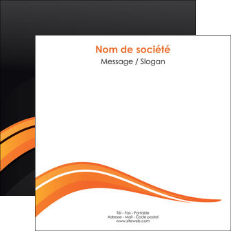 imprimerie flyers web design orange gris couleur froide MIF80433