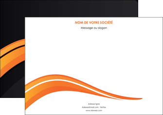 imprimerie flyers web design orange gris couleur froide MIF80435