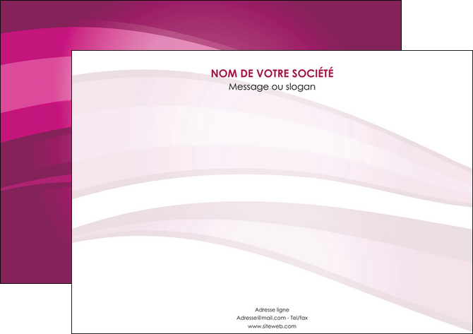 cree affiche web design rose rose fuschia couleur MID80527