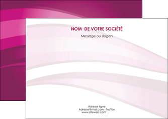 personnaliser maquette flyers web design rose rose fuschia couleur MID80533