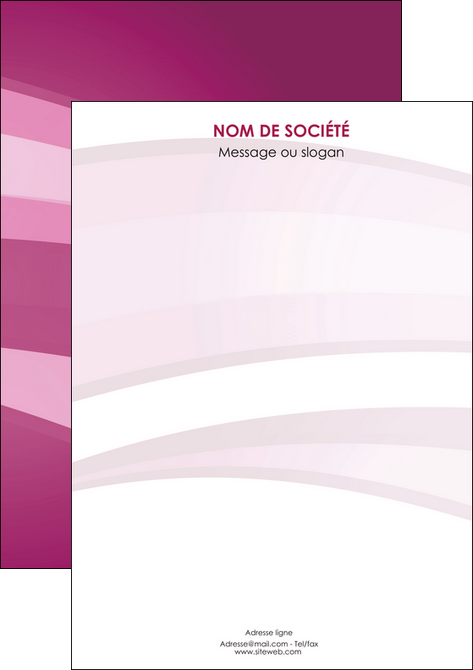 modele en ligne flyers web design rose rose fuschia couleur MID80551