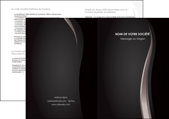 impression depliant 2 volets  4 pages  web design gris fond gris simple MFLUOO81165