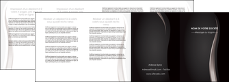 imprimerie depliant 4 volets  8 pages  web design gris fond gris simple MFLUOO81189