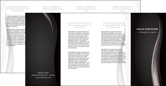 creer modele en ligne depliant 4 volets  8 pages  web design gris fond gris simple MFLUOO81193