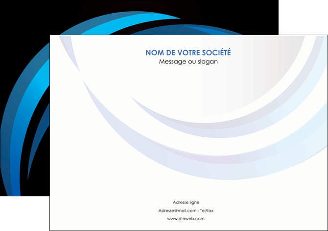 faire modele a imprimer affiche web design bleu couleurs froides abstrait MLGI81301