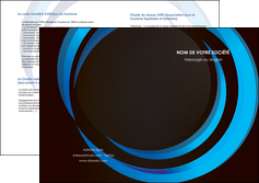 maquette en ligne a personnaliser depliant 2 volets  4 pages  web design bleu couleurs froides abstrait MLGI81321