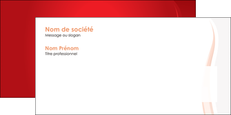 impression enveloppe web design rouge couleur colore MIFBE82311