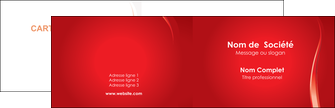 faire carte de visite web design rouge couleur colore MIFBE82325