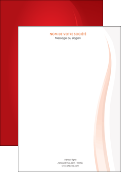 personnaliser maquette affiche web design rouge couleur colore MIFBE82329