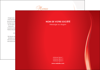 imprimerie set de table web design rouge couleur colore MIFBE82333