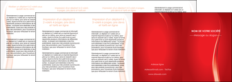 imprimerie depliant 4 volets  8 pages  web design rouge couleur colore MIFBE82341