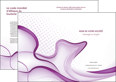 cree depliant 2 volets  4 pages  telephonie texture contexture abstrait MIF83183