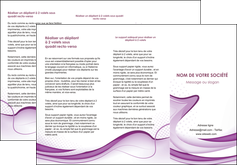 realiser depliant 3 volets  6 pages  telephonie texture contexture abstrait MIF83195