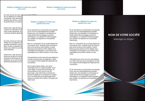 faire modele a imprimer depliant 3 volets  6 pages  web design abstrait arriere plan bande MFLUOO84379