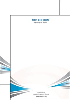 personnaliser modele de tete de lettre web design abstrait arriere plan bande MFLUOO84385