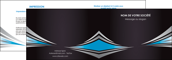 imprimerie depliant 2 volets  4 pages  web design abstrait arriere plan bande MFLUOO84397