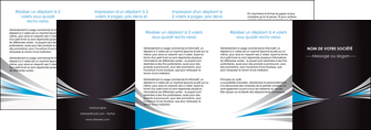 personnaliser maquette depliant 4 volets  8 pages  web design abstrait arriere plan bande MFLUOO84421