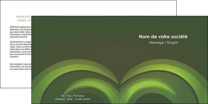 modele en ligne depliant 2 volets  4 pages  espaces verts texture contexture abstrait MFLUOO85459