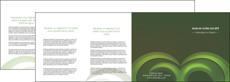 realiser depliant 4 volets  8 pages  espaces verts texture contexture abstrait MFLUOO85491
