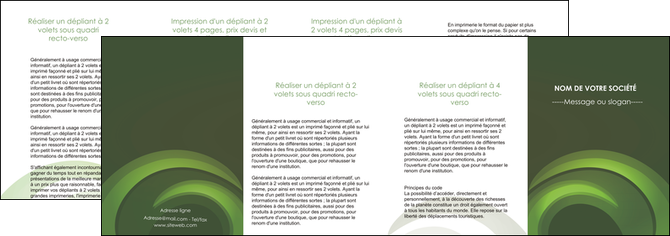 realiser depliant 4 volets  8 pages  espaces verts texture contexture abstrait MID85497