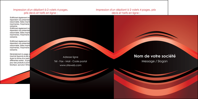 imprimerie depliant 2 volets  4 pages  web design texture contexture abstrait MFLUOO86271