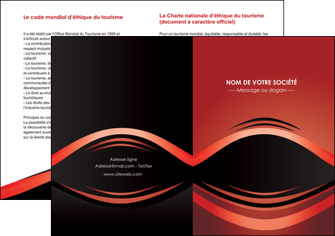 cree depliant 2 volets  4 pages  web design texture contexture abstrait MFLUOO86281