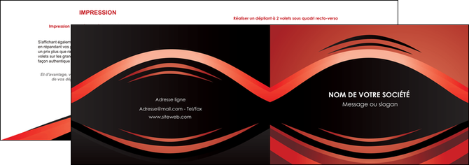 creer modele en ligne depliant 2 volets  4 pages  web design texture contexture abstrait MFLUOO86287
