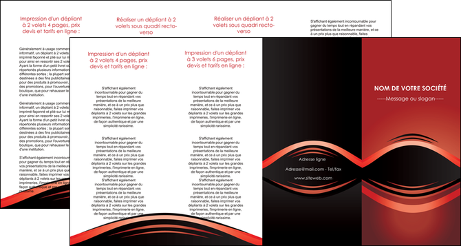 creer modele en ligne depliant 4 volets  8 pages  web design texture contexture abstrait MLGI86307