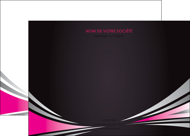 realiser affiche restaurant menu restaurant liste menu rose MIDLU86473