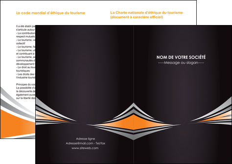 exemple depliant 2 volets  4 pages  web design texture contexture structure MFLUOO86627