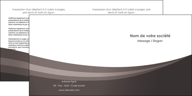 maquette en ligne a personnaliser depliant 2 volets  4 pages  web design texture contexture structure MIDBE86787