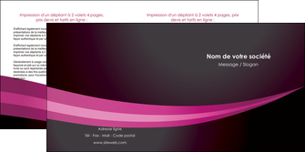 faire depliant 2 volets  4 pages  web design texture contexture structure MLGI87151