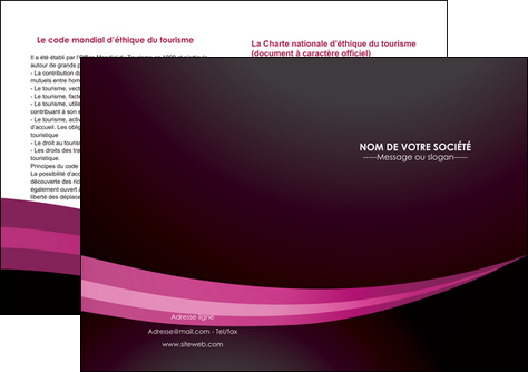 modele depliant 2 volets  4 pages  web design texture contexture structure MLGI87161