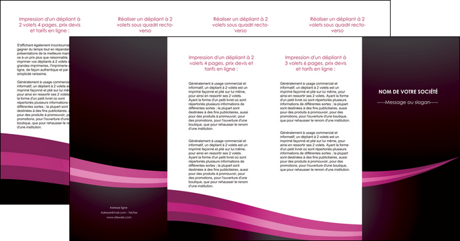 impression depliant 4 volets  8 pages  web design texture contexture structure MLGI87169