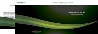 exemple depliant 2 volets  4 pages  texture contexture structure MIF87191