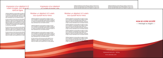 imprimer depliant 4 volets  8 pages  web design texture contexture structure MIF87269
