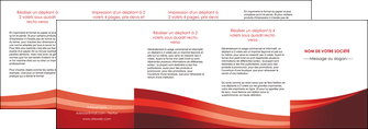 faire modele a imprimer depliant 4 volets  8 pages  web design texture contexture structure MIF87275