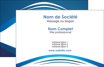 Impression carte de visite papier 350g pelliculage Web Design devis d'imprimeur publicitaire professionnel Carte de Visite - Paysage