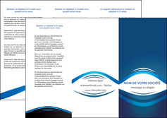 faire depliant 3 volets  6 pages  web design texture contexture structure MFLUOO87441
