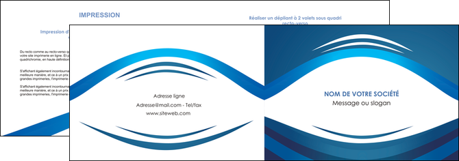 cree depliant 2 volets  4 pages  web design texture contexture structure MFLUOO87459