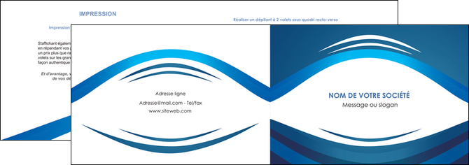 maquette en ligne a personnaliser depliant 2 volets  4 pages  web design texture contexture structure MFLUOO87461
