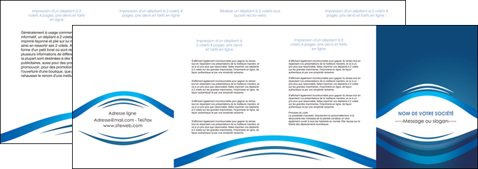 creer modele en ligne depliant 4 volets  8 pages  web design texture contexture structure MFLUOO87477