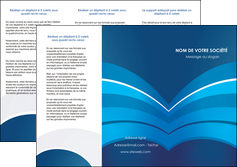 realiser depliant 3 volets  6 pages  texture contexture structure MIFCH87857