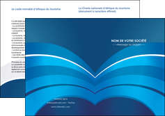 imprimerie depliant 2 volets  4 pages  texture contexture structure MIFCH87871